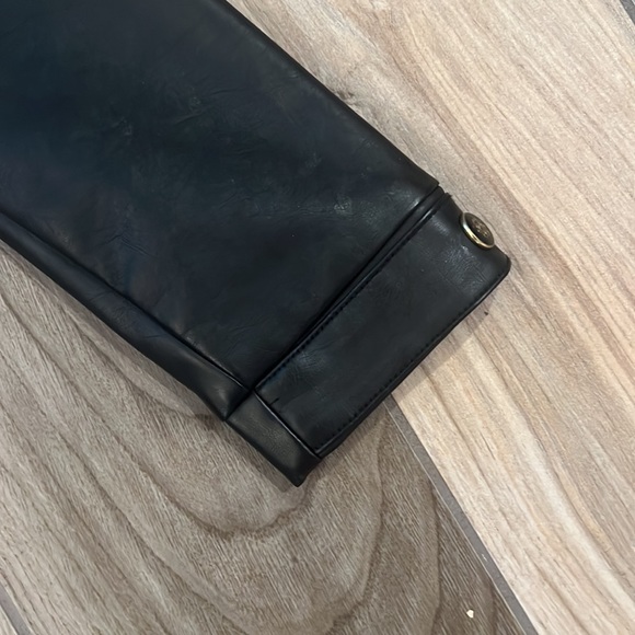 Girls faux leather jacket **excellent** condition. - Picture 4 of 15